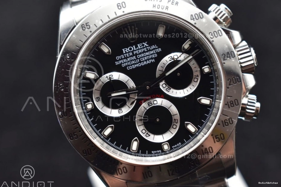 V Edition 116520 904L 773 and 1:1 Daytona Best SS Clean Bracelet SmoothTexture Dial SA4130 Case Black 0106